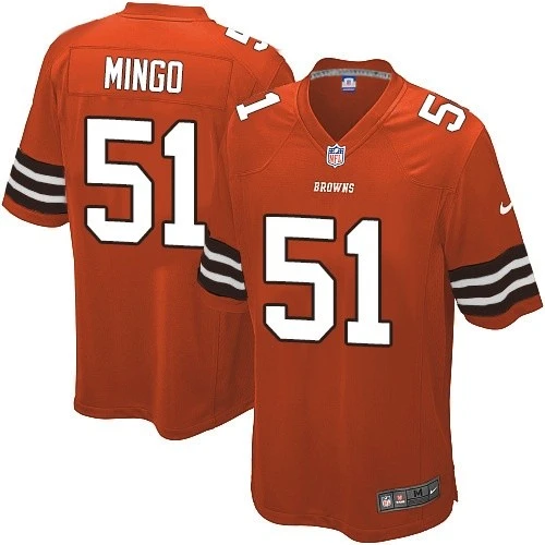 Elite Nike Youth Barkevious Mingo Orange Alternate Jersey: NFL #51 Cleveland Browns