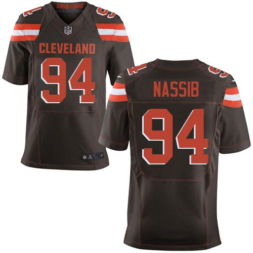 Elite Nike Men's Craig Robertson Brown Home Jersey: NFL #53 Cleveland Browns