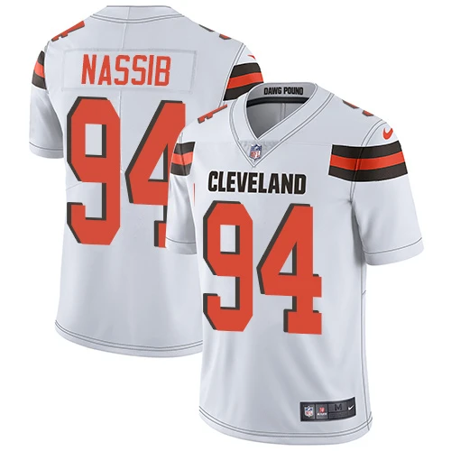 Limited Nike Men's Craig Robertson White Road Jersey: NFL #53 Cleveland Browns