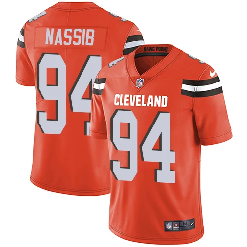 Limited Nike Youth Craig Robertson Orange Alternate Jersey: NFL #53 Cleveland Browns