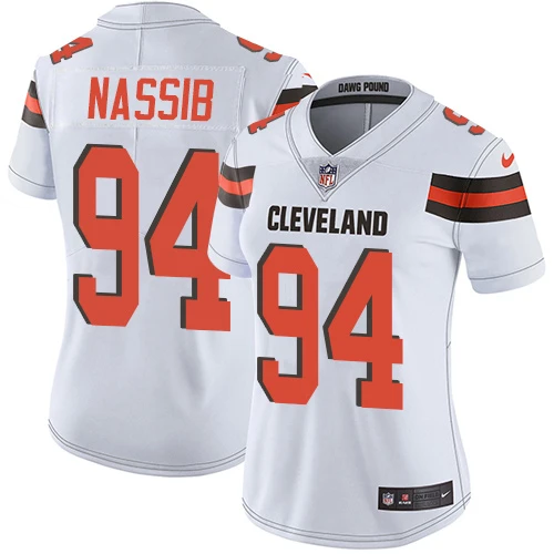 Limited Nike Women's Craig Robertson White Road Jersey: NFL #53 Cleveland Browns