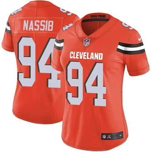 Limited Nike Women's Craig Robertson Orange Alternate Jersey: NFL #53 Cleveland Browns