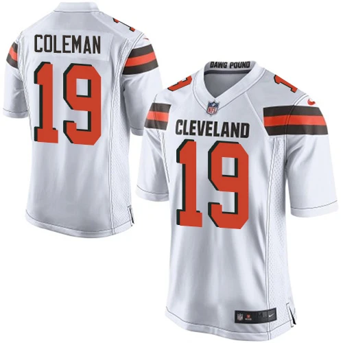 NFL Nike Men's Corey Coleman White Road Game Jersey - #19 Cleveland Browns