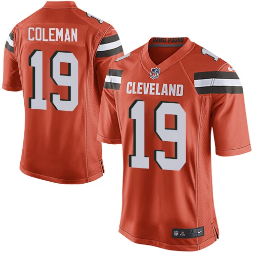 NFL Nike Men's Corey Coleman Orange Alternate Game Jersey - #19 Cleveland Browns