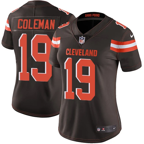 NFL Nike Women's Corey Coleman Brown Home Elite Jersey - #19 Cleveland Browns