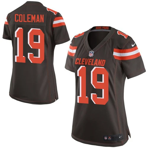 NFL Nike Women's Corey Coleman Brown Home Game Jersey - #19 Cleveland Browns