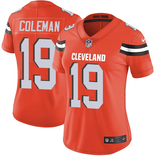NFL Nike Women's Corey Coleman Orange Alternate Limited Jersey - #19 Cleveland Browns Vapor Untouchable