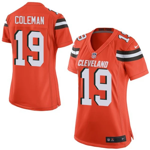 NFL Nike Women's Corey Coleman Orange Alternate Game Jersey - #19 Cleveland Browns