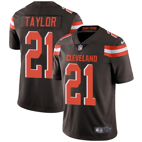 NFL Nike Youth Jamar Taylor Brown Home Limited Jersey - #21 Cleveland Browns Vapor Untouchable