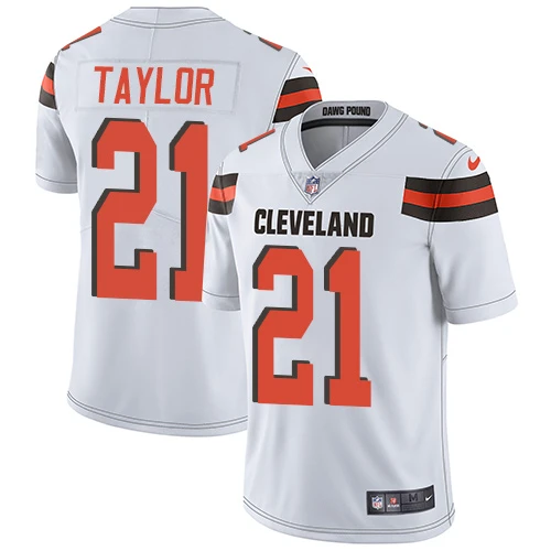 NFL Nike Youth Jamar Taylor White Road Limited Jersey - #21 Cleveland Browns Vapor Untouchable