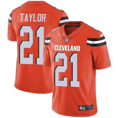 NFL Nike Youth Jamar Taylor Orange Alternate Elite Jersey - #21 Cleveland Browns